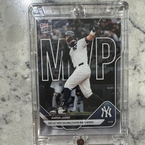 Topps Aaron Judge MVP Baseball Card - Navy, White, Black